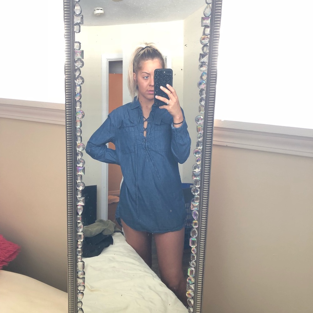 Denim dress